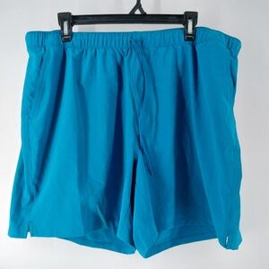 Reel Legends Teal Athletic Shorts Size 1X
